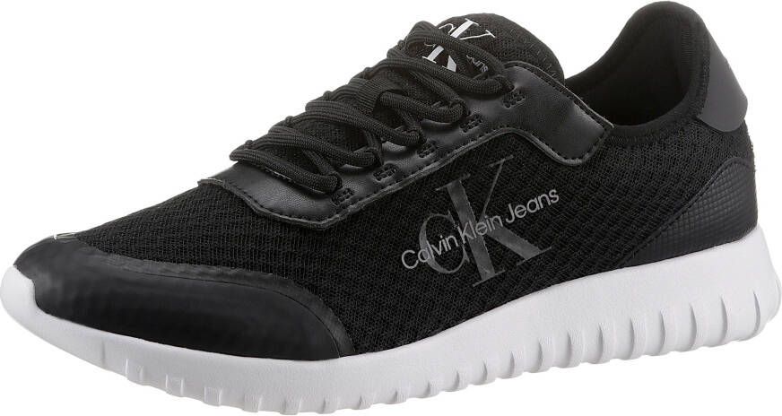 Calvin Klein Sneakers EVA RUNNER MONOLOGO met witte loopzool vrijetijdsschoen lage schoen veterschoen - Foto 6
