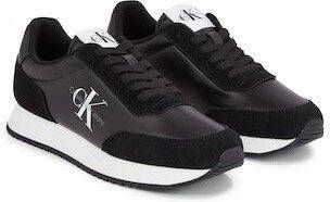 Calvin Klein Sneakers RETRO RUNNER LOW LACEUP NY PEARL met een logo-opschrift opzij