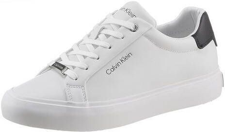 Calvin Klein NU 21% KORTING Sneakers VIOLET 1A met contrastkleurig hielbeleg