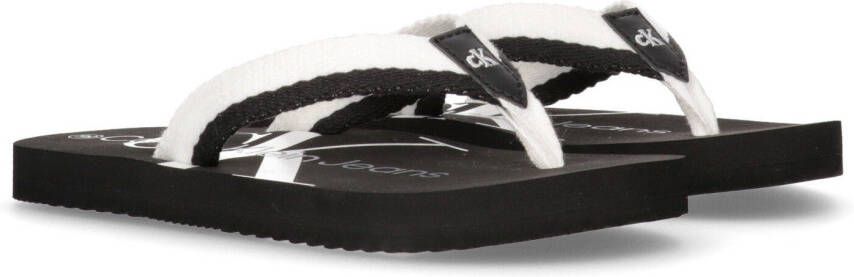 Calvin Klein teenslippers zwart wit Jongens Textiel 30 - Foto 2