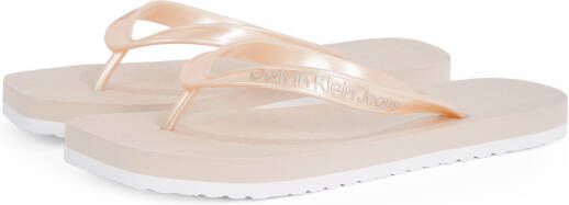 Calvin Klein Jeans Teenslippers met labelopschrift