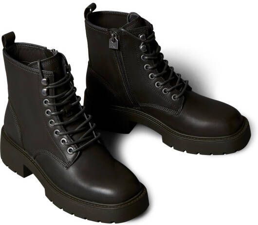 Calvin Klein Veterschoenen CHUNKY LACE UP ZIP BOOT Veterenkellaars plateaubots Festival met aantreklus