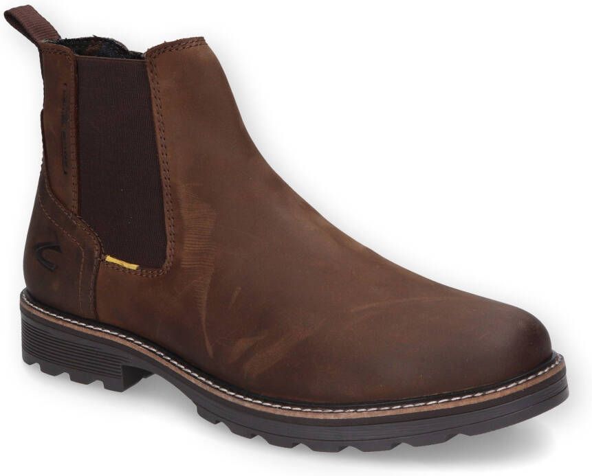 Camel active Chelsea-boots met stretchinzet en ritssluiting