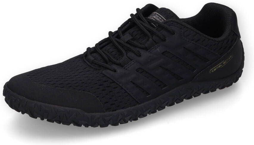 camel active Sneakers barefoot schoen veterschoen vrijetijdsschoen in materiaalmix