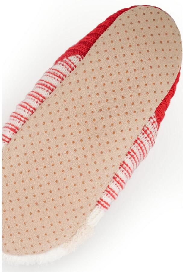 GURGER Pantoffels voor heren, warm pluche, gevoerde mocassins, slipvast, voor binnen en buiten, zwart, wit, 42/43 EU