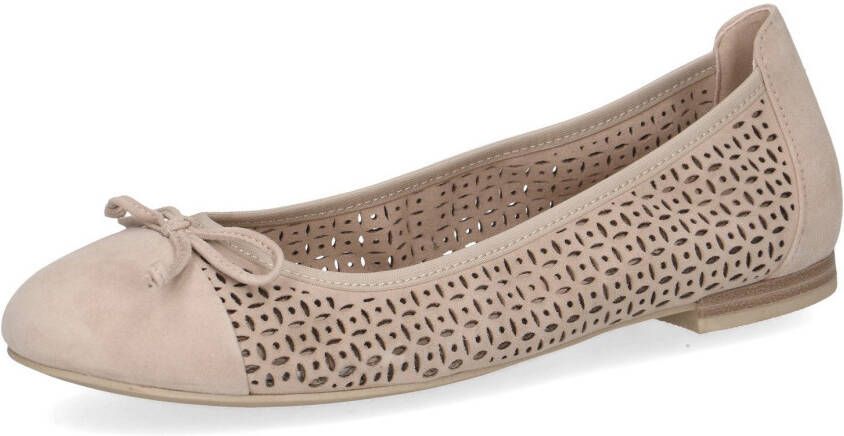 Caprice Ballerina's blokhak business schoen comfortabele schoen met subtiele sierstrik