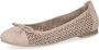 Caprice Ballerina's blokhak business schoen comfortabele schoen met subtiele sierstrik - Thumbnail 2
