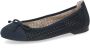 Caprice Ballerina's blokhak business schoen comfortabele schoen met subtiele sierstrik - Thumbnail 2