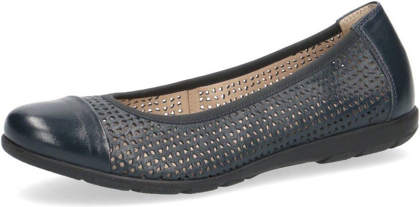 Caprice Ballerina's slipper comfortabele schoen instapschoen met perforatie - Foto 3