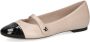Caprice Ballerina's met riempje comfort schoen business schoen flats met klittenbandriempjes - Thumbnail 2