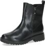 Caprice Chelsea-boots blokhak enkellaarsjes met sierritssluiting aan de buitenkant - Thumbnail 2