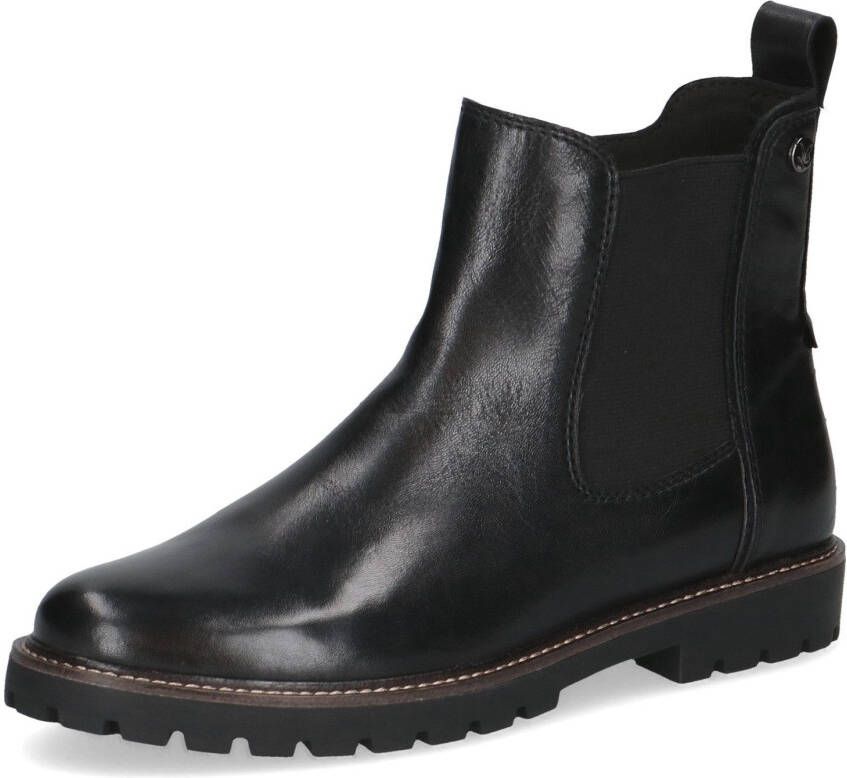 Caprice Chelsea-boots blokhak business schoen in used-look