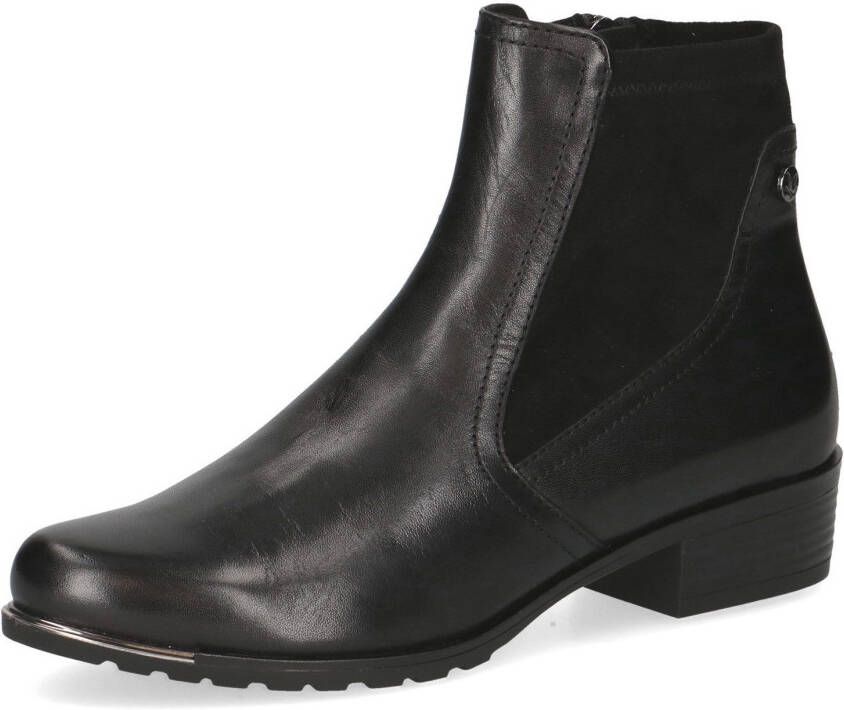 Caprice Chelsea-boots laarzen enkellaarsjes business schoen met praktische ritssluiting