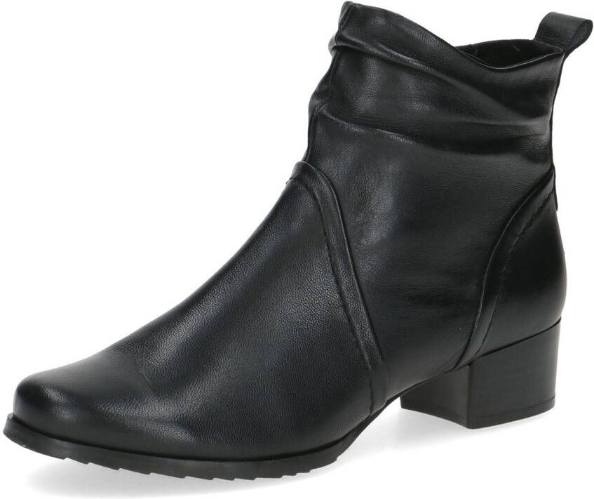 Caprice Laarsjes blokhak ankleboots comfort schoen in breedte h (=zeer breed)