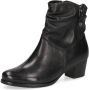 Caprice Laarsjes blokhak business schoen met decoratieve rits aan de buitenkant - Thumbnail 2