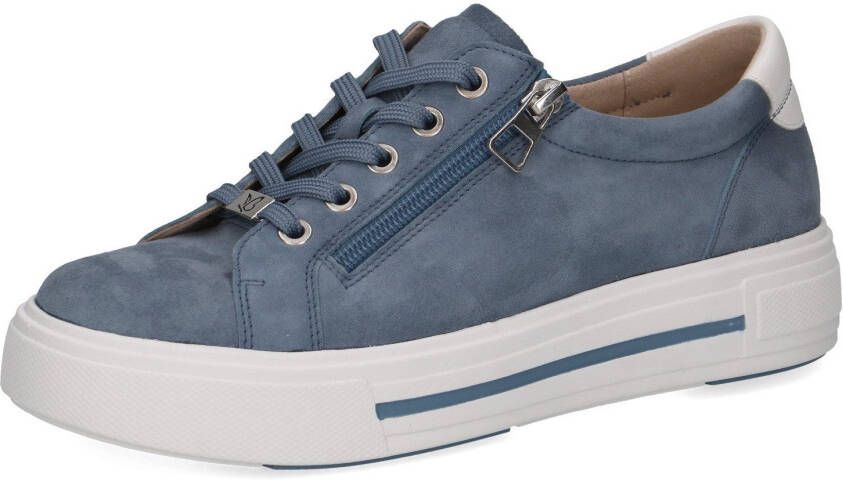 Caprice Plateausneakers vrijetijdsschoen lage schoen veterschoen met gevoerde schacht