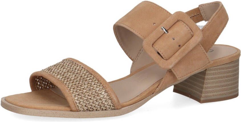 Caprice Sandaaltjes zomerschoen sandaal blokhak met klittenbandsluiting