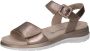 Caprice Sandalen sleehak sandaal zomerschoen comfortabele schoen in metallic-look - Thumbnail 2