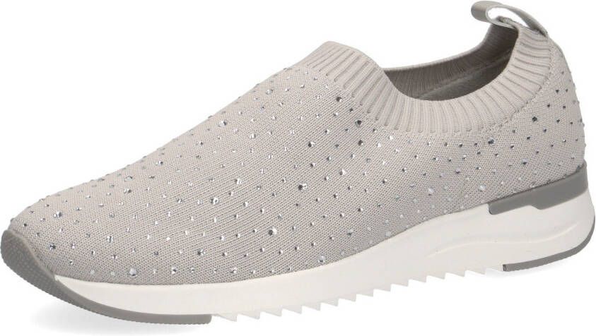 Caprice Slip-on sneakers met strassteentjes