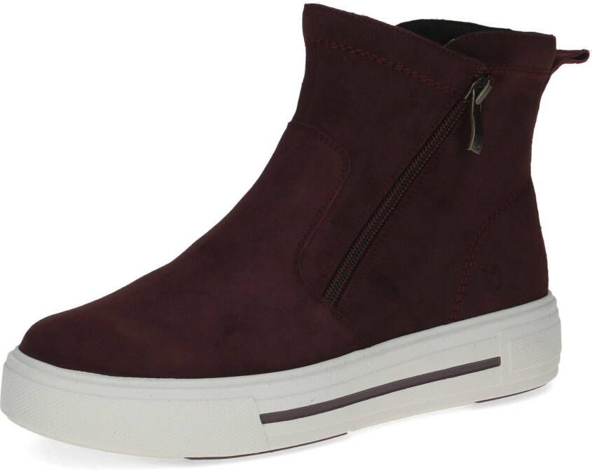Caprice Sneakers herfstlaarzen met sierritssluiting aan de buitenkant