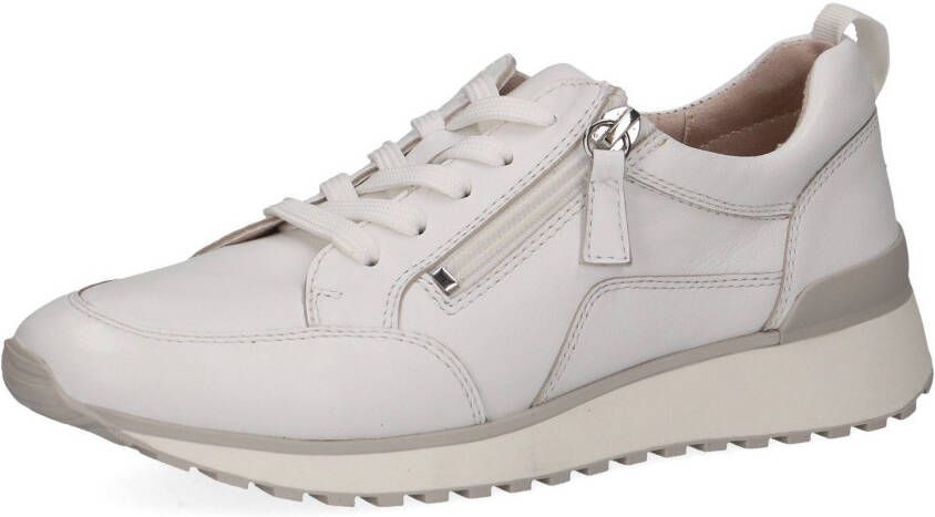 Caprice Sneakers met sleehak vrijetijdsschoen lage schoen veterschoen in comfortwijdte g (= breed)