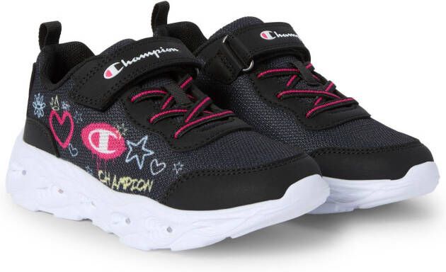Champion Sneakers FUNFAIR PRINT G PS met cool knipperlichtje
