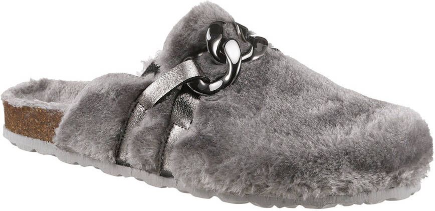 CITY WALK Pantoffels met elegante sierketting