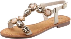 CITY WALK Sandalen met siersteen-garnering