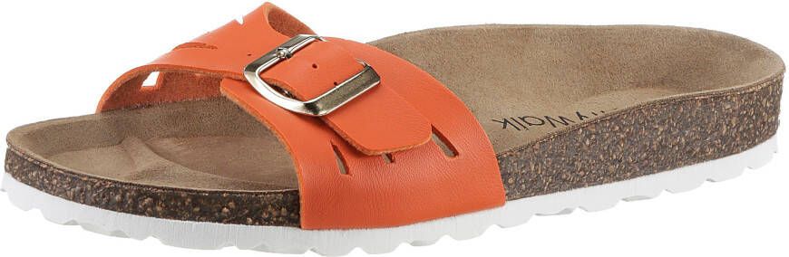 CITY WALK Slippers zomerschoen slippers met ergonomisch voetbed