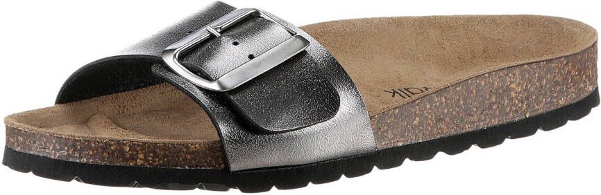 CITY WALK Slippers basis zomerschoen slippers met ergonomisch voetbed