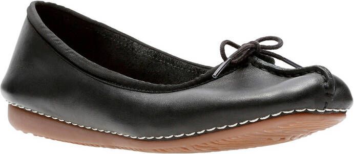 Clarks Ballerina's Freckle Ice Slipper flats slipper met strikjes