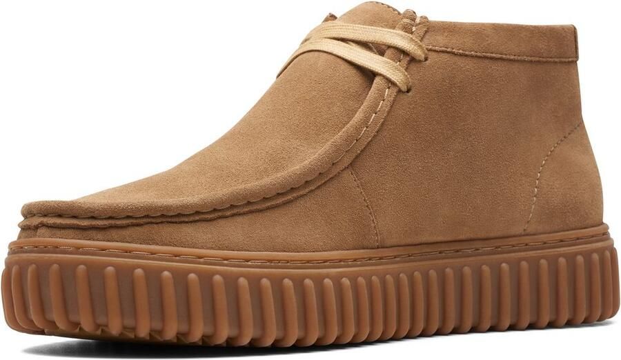 CLARKS ORIGINALS Clarks Veterschoenen Heren Torhill Hi Heren Maat: 42 5 Materiaal: Suède Kleur: Camel - Foto 14