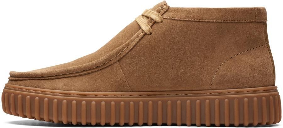 CLARKS ORIGINALS Clarks Veterschoenen Heren Torhill Hi Heren Maat: 42 5 Materiaal: Suède Kleur: Camel - Foto 15