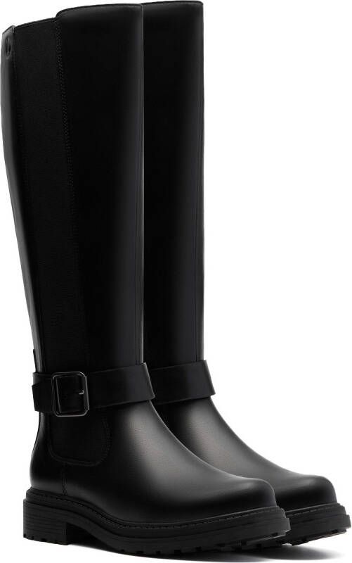 Clarks Laarzen Orinoco 3 Tall Plateauschoen rijlaars met lederen binnenzool