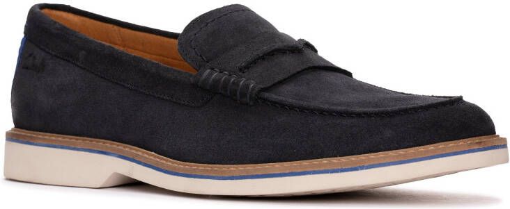 Clarks Heren schoenen Atticus LTSlip G Blauw - Foto 2