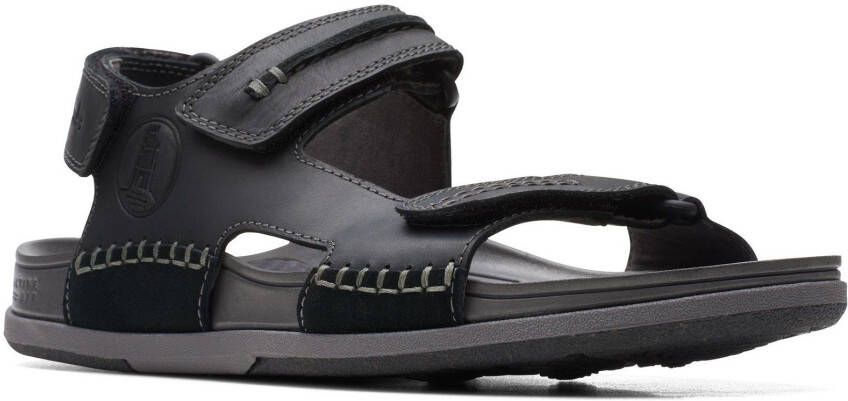 Clarks Sandalen met praktische klittenbandsluitingen