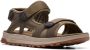 Clarks Stijlvolle platte sandalen voor mannen Green Heren - Thumbnail 1