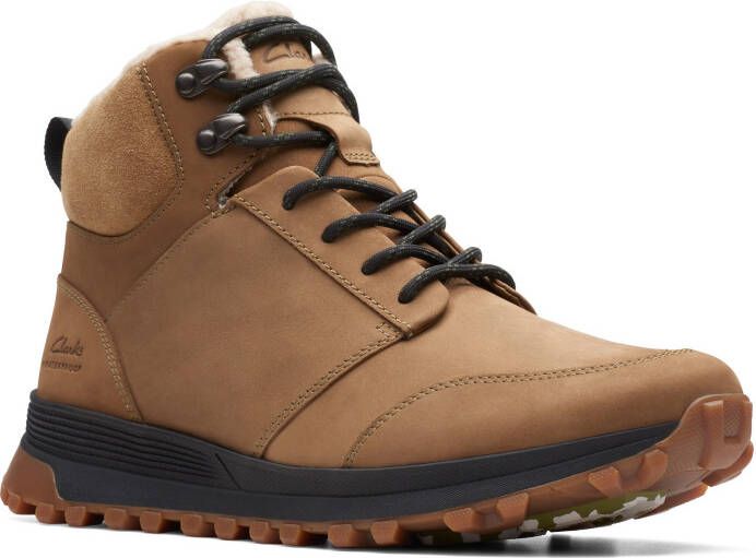 Clarks Veterlaarzen ATL Trek Up WP Wandelboots veterschoenen winterlaarzen met verwisselbare binnenzool