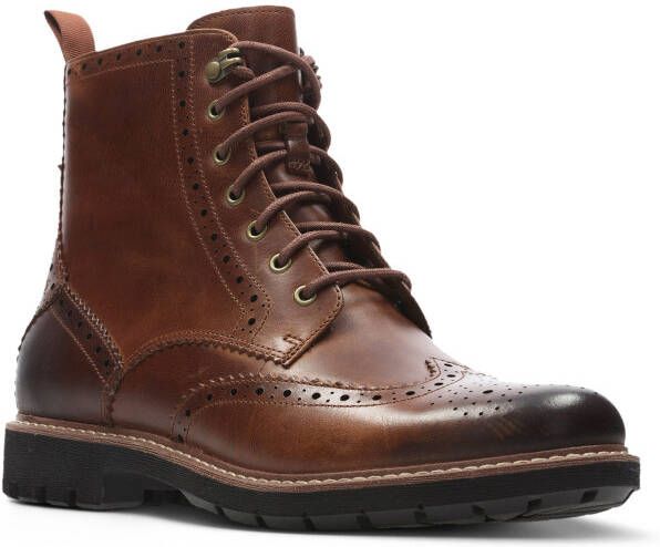 Clarks Veterlaarzen Batcombe Lord Budapester brogue zakelijke laarzen met lyrale perforatie - Foto 4