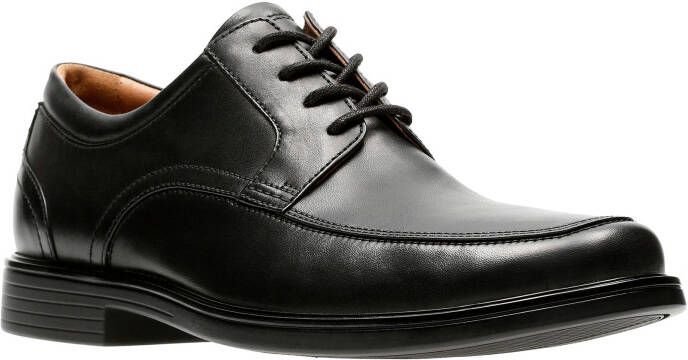 Clarks Veterschoenen Un Aldric Park met modieuze siersteken vrijetijdsschoen lage schoen veterschoen