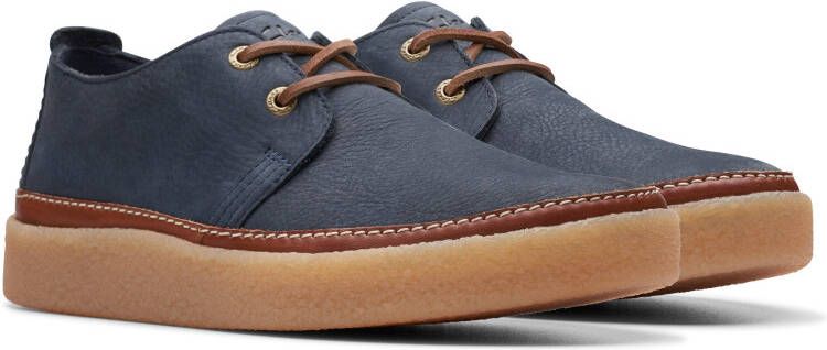 Clarks Veterschoenen Clarkwood Low veterschoenen zakelijke schoen met opvallende veters