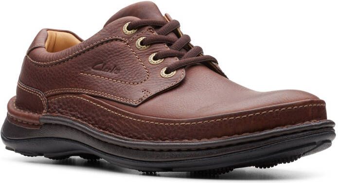 Clarks Veterschoenen NATURE THREE Vrijetijdsschoen lage schoen veterschoen met uitneembare voetbed