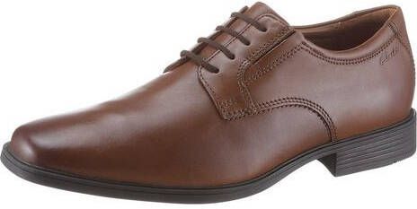 Clarks NU 21% KORTING Veterschoenen Tilden_Plain met comfortabel voetbed