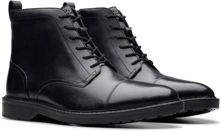 Clarks Winterlaarzen Aldwin pet Feest schoen enkellaars kostuum schoen met blokhak