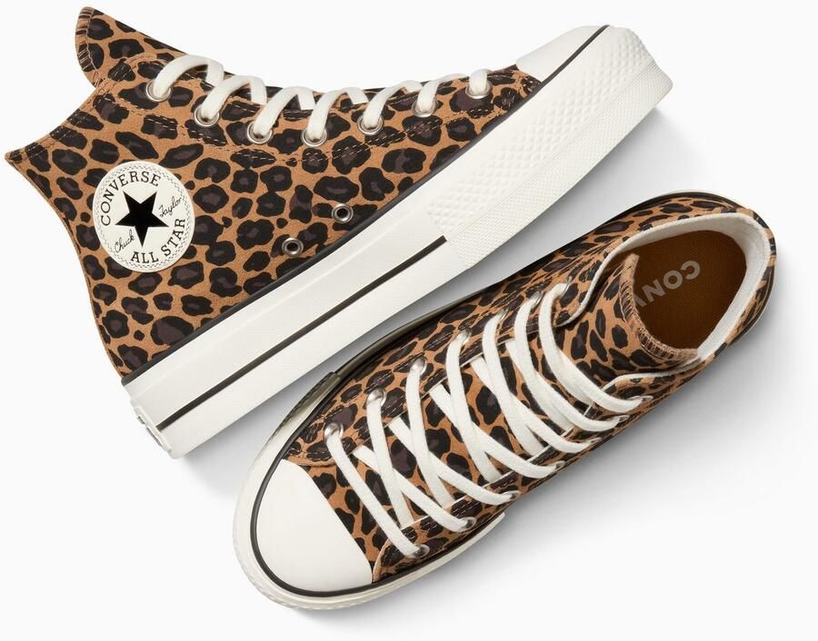 CONVERSE Sneakers hoog 'Ctas Lift' cappuccino donkerbruin zwart - Foto 3