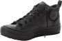 Converse Chuck Taylor All Star Malden Street Mid Sneakers Leren Sneaker Heren Zwart - Thumbnail 2