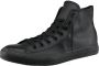 Converse All Stars Leather Hoog 135251C Zwart - Thumbnail 4