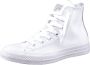 Converse All Stars Leather Hoog 1T406 Wit - Thumbnail 3