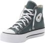 Converse Chuck Taylor All Stars Lift Hi dames sneaker Donkergroen - Thumbnail 3