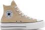 Converse Dames Hoge sneakers Chuck Taylor All Star Lift Hi Beige Textiel - Thumbnail 2